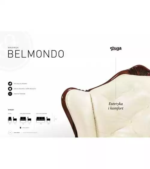 Komplet mebli skórzanych Belmondo