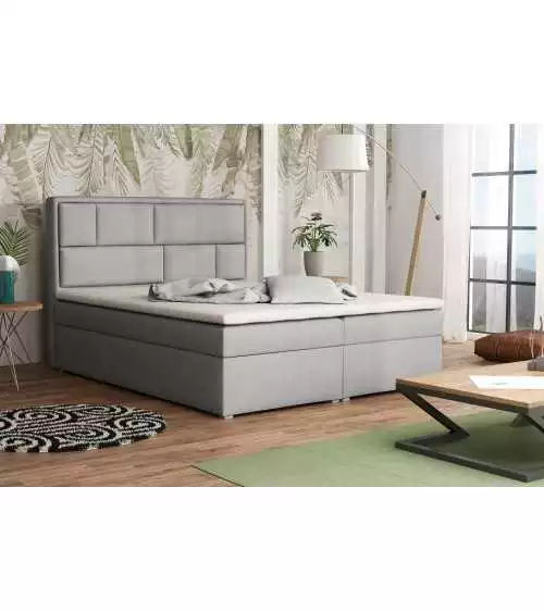 Nowoczesne łóżko tapicerowane Deco Box
