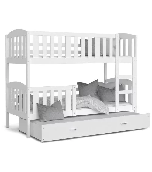 Łóżko piętrowe dziecięce dwuosobowe/trzyosobowe Kubuś