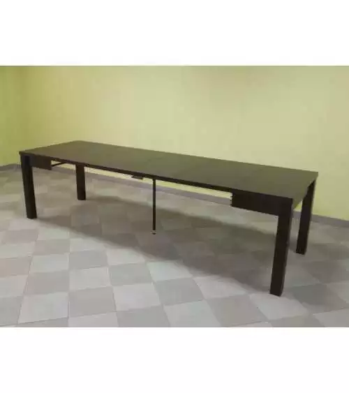 Rozkładany stół do jadalni 90x90 z 4 wkładkami ST11