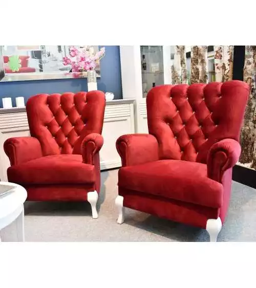 Komplet klasycznych mebli Antonio Sofa III i dwa fotele