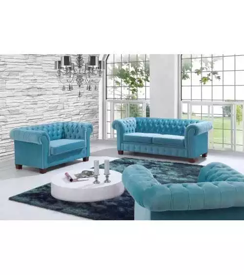 Piękna sofa do salonu glamour Lord