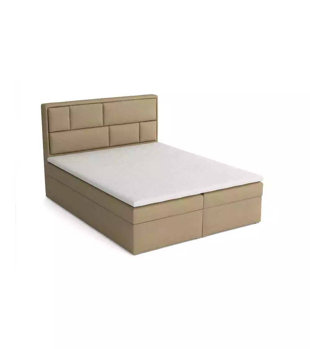 Nowoczesne łóżko tapicerowane Deco Box