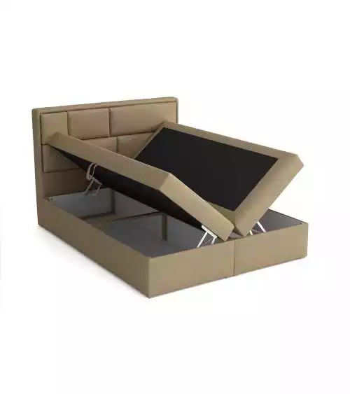 Nowoczesne łóżko tapicerowane Deco Box