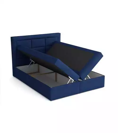 Nowoczesne łóżko tapicerowane Classic Box