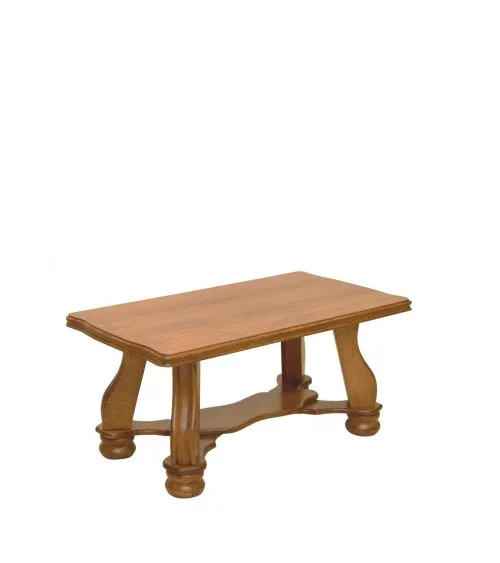 Drewniany stolik kawowy klasyczny do salonu Ł-1