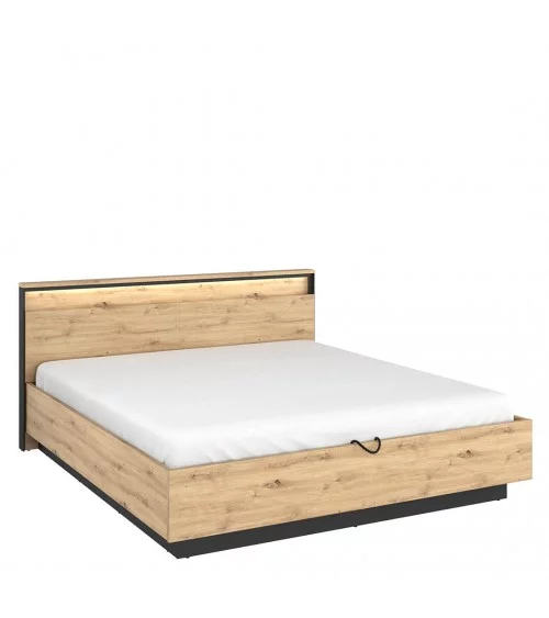 Łóżko w loftowym stylu Quant QS-02 180