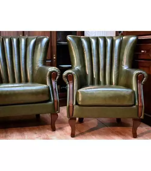 Komplet mebli skórzanych Santi Sofa 3 i 2 fotele