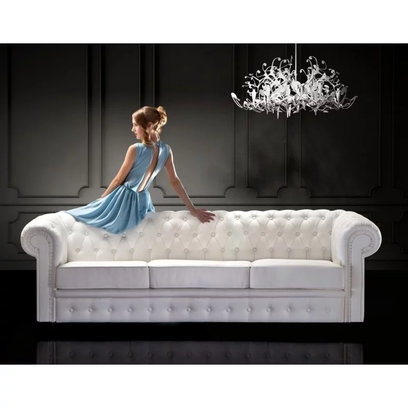 Sofa 3 osobowa z funkcj spania chesterfield york meble