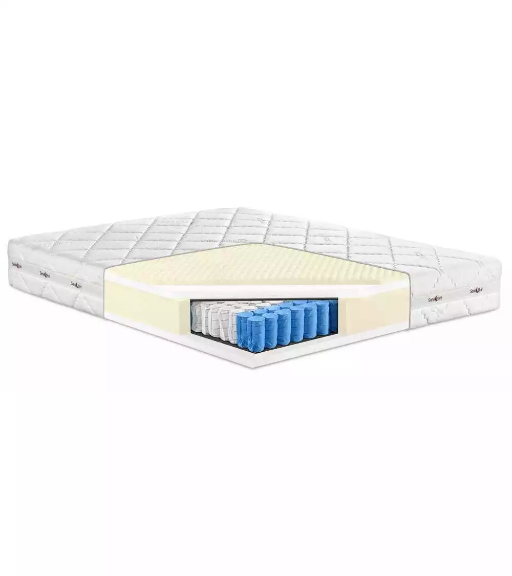 Materac sprężynowy kieszeniowy Lunar Plus